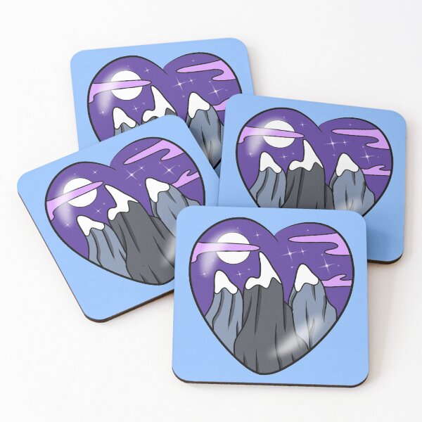 Item preview, Heart mountains designed and sold by Melanie Jeyakkumar.