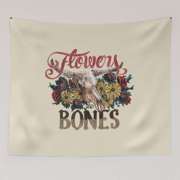 Item preview, Flowers and Bones designed and sold by Studio Mootant.