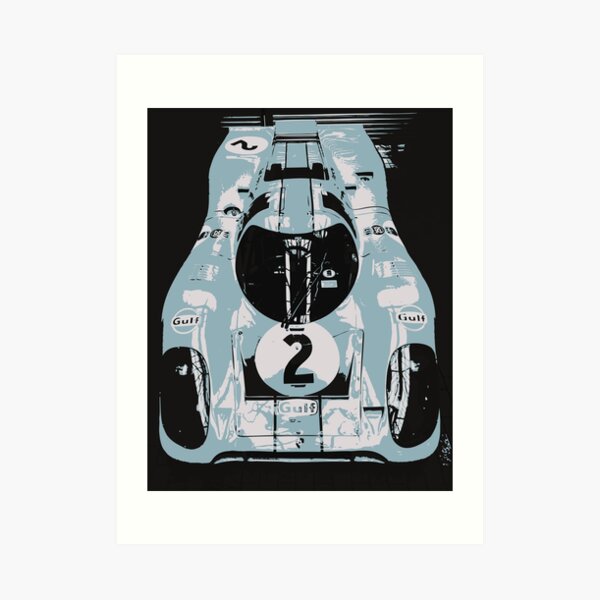 1969 Porsche 917K Le Mans Race Car Art Print