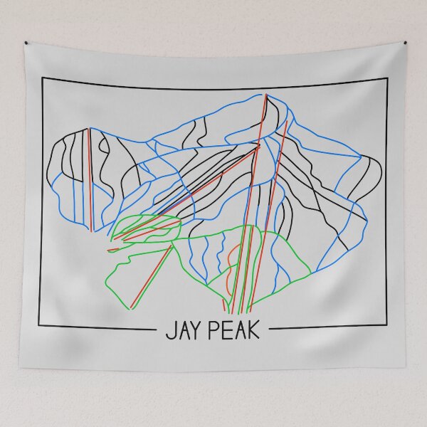 Item preview, Jay Peak Trail Rating Trail Map designed and sold by ChasingGnarnia.