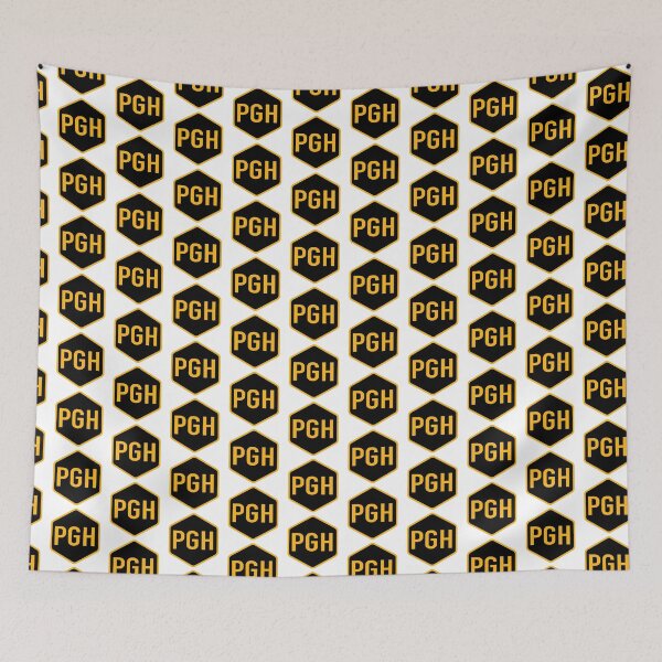 Item preview, Pittsbugh Hex yellow on black designed and sold by samvschantz.