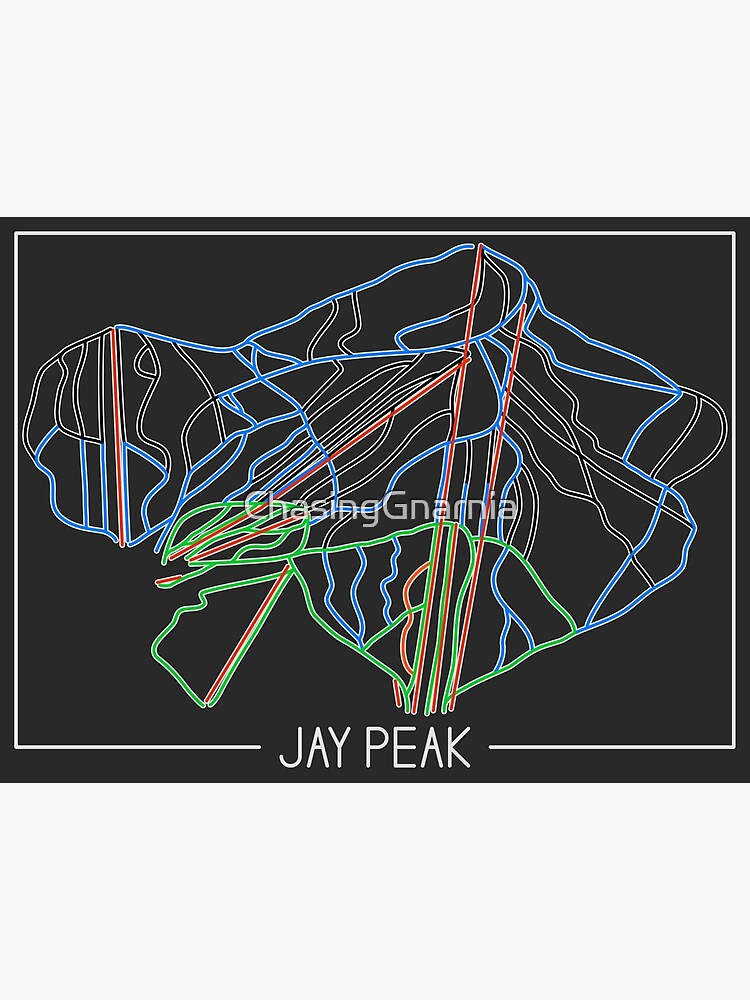 quot Jay Peak Trail Rating Trail Map quot - Flat,750x,075,f Pad,750x1000,f8f8f8 