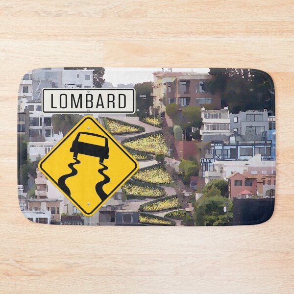 Item preview, Lombard Street - San Francisco designed and sold by PopAlien.