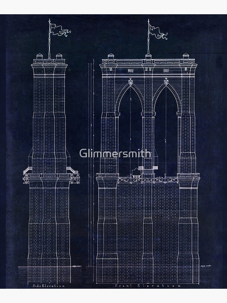 Чертежи бруклинского моста