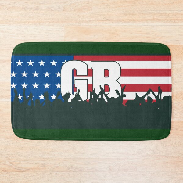 Item preview, Cheering Green Bay (GB) Flag designed and sold by bobthesportsguy.