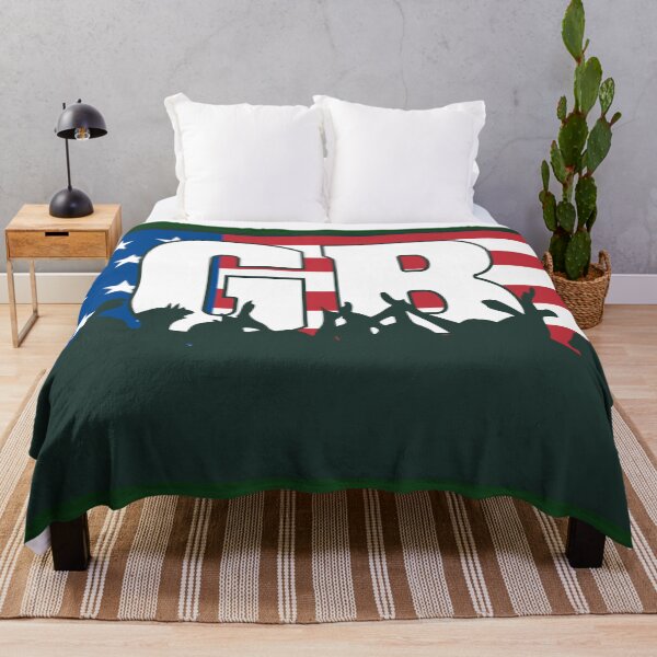 Item preview, Cheering Green Bay (GB) Flag designed and sold by bobthesportsguy.