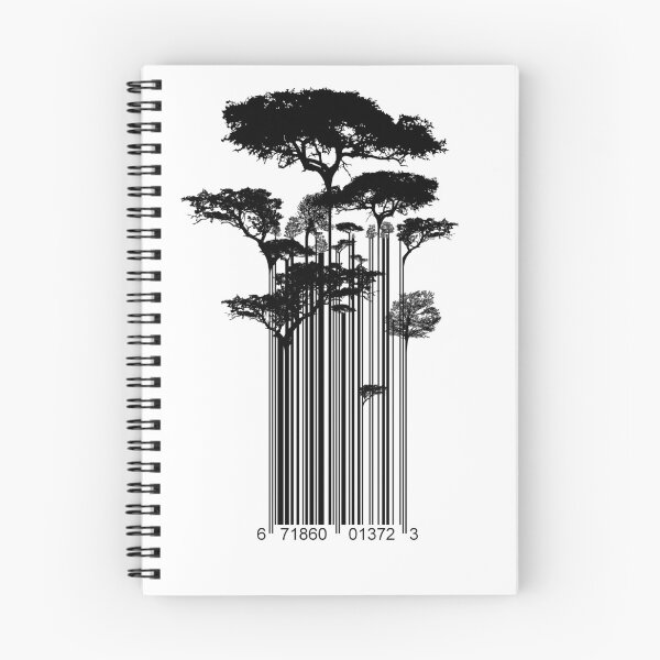 Item preview, Barcode Trees Banksy style Street Art designed and sold by Creative Spectator.