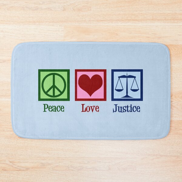 Item preview, Peace Love Justice designed and sold by Epic Love Designs.
