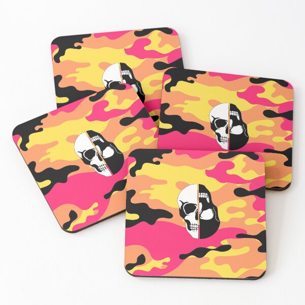 Artikelvorschau, Camo Yin & Yang Schädel entworfen und verkauft von Nicole Kernozek.