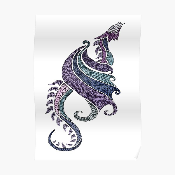 Amethyst Dragon Poster