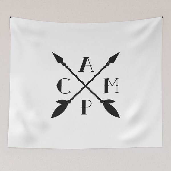 Item preview, Camp Life - Camping enthusiast Sign - Black Text designed and sold by MysticMagpie.