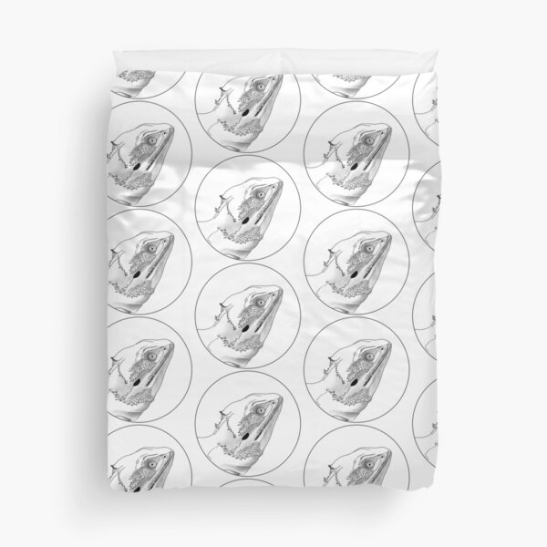 Carl the Dragon Duvet Cover