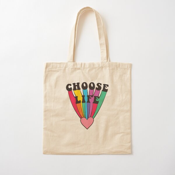 Choose Life Anti Abortion Pro Life Cotton Tote Bag
