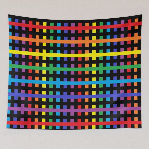 Item preview, Abstract Rainbow and Black   designed and sold by lornakay.