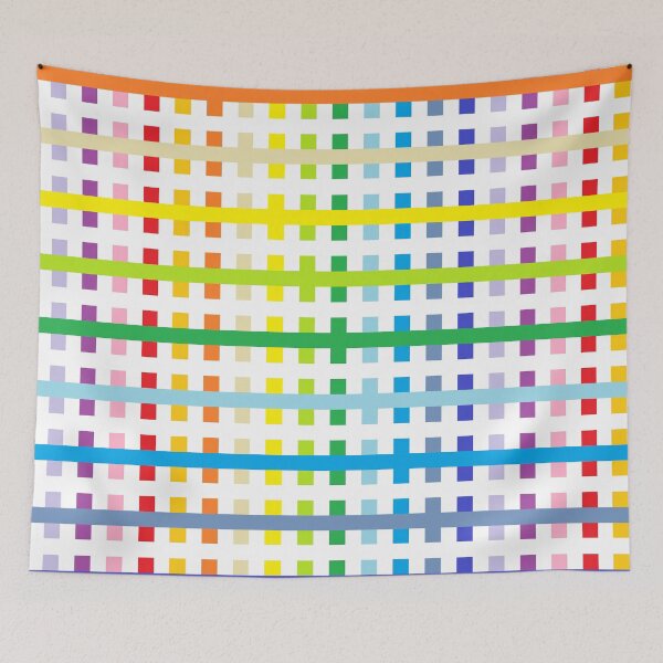 Item preview, Abstract Broader Rainbow Spectrum and White  designed and sold by lornakay.