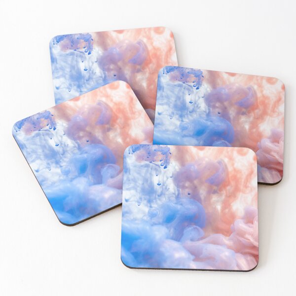 Item preview, Pink & Blue Abstract Smoke Clouds designed and sold by newburyboutique.