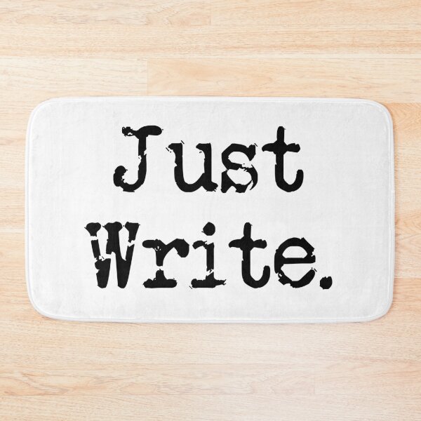 Item preview, Just Write. Vertical Black Type designed and sold by TeaRoseWriter.