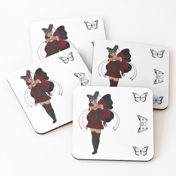 Item preview, One Elf Fantasy Girl Red with Three Symbols designed and sold by Designs24U.