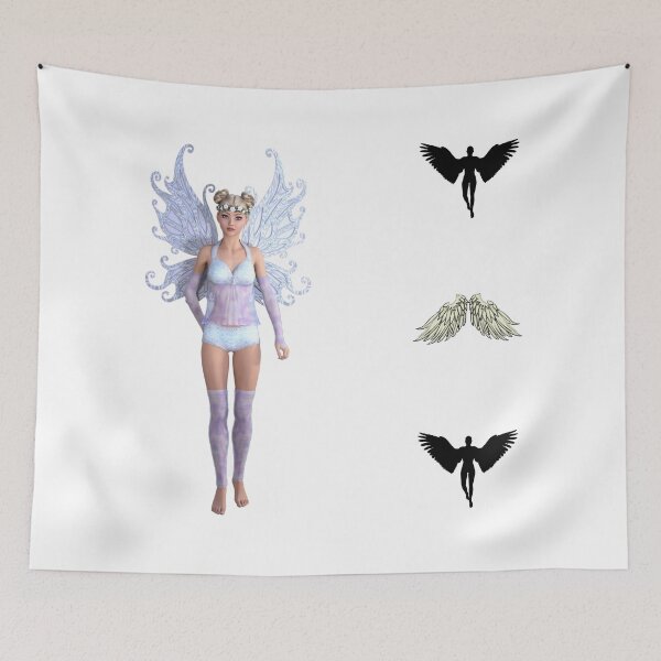 Item preview, One Elf Fantasy Princess with Three Symbols designed and sold by Designs24U.