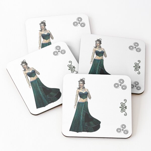 Item preview, Elf Fantasy Lady with Three Swirls designed and sold by Designs24U.