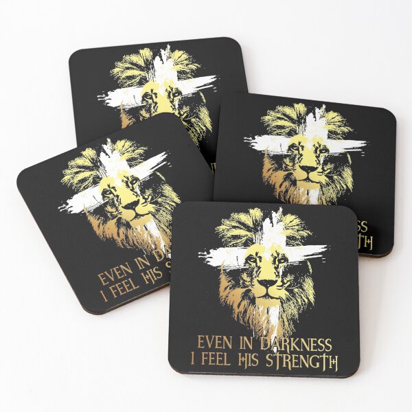 Item preview, Even In Darkness the Lion of Judah has Triumphed Christian Gifts designed and sold by BRVART.