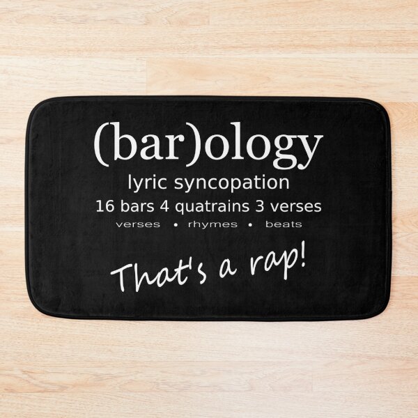 Item preview, Rap Music :Barology. The study of breaking down the Rap song t shirt designed and sold by wollop-tee.