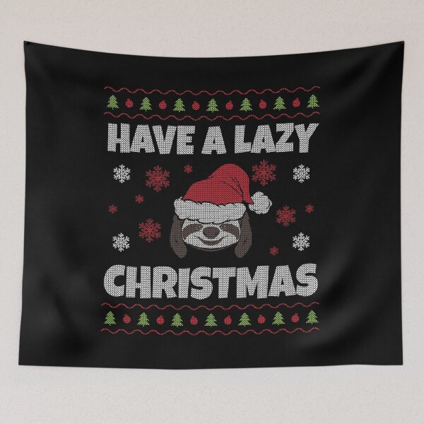 Item preview, Cute Sloth Ugly Christmas Design designed and sold by EstelleStar.
