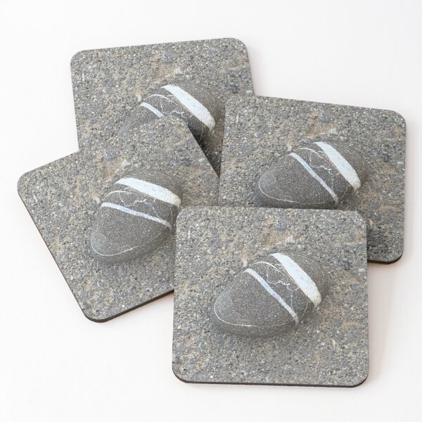 Item preview, A striped stone on concrete designed and sold by robzeeart.