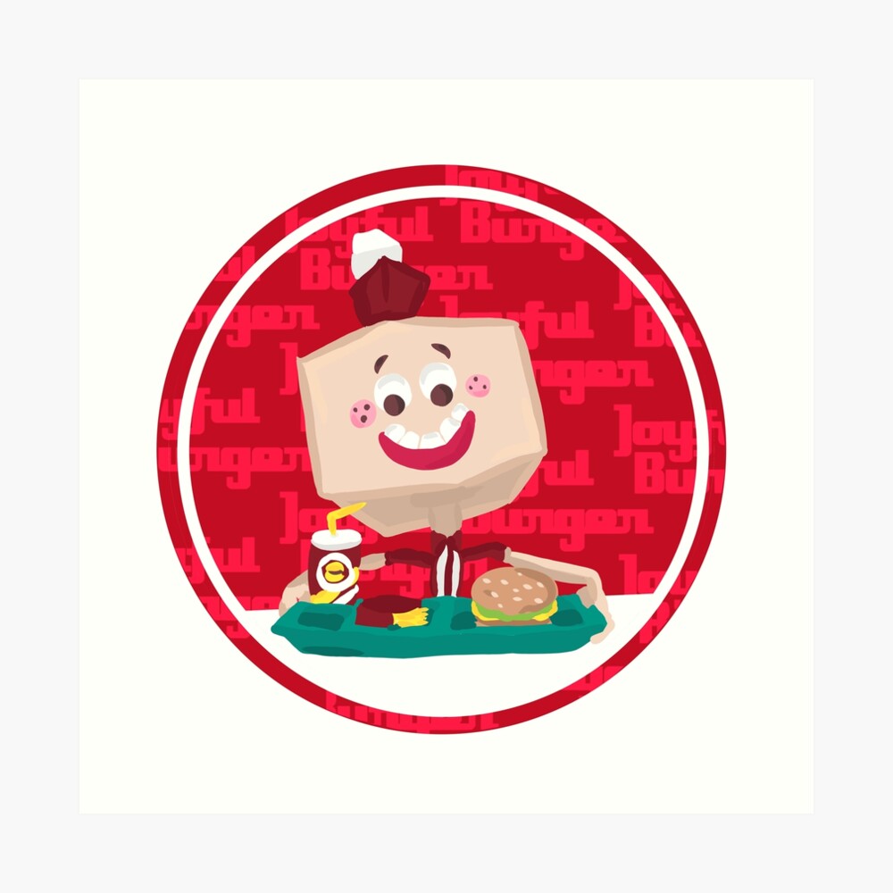 Larry the Joyful Burger Worker - The Amazing World of Gumball Art Print