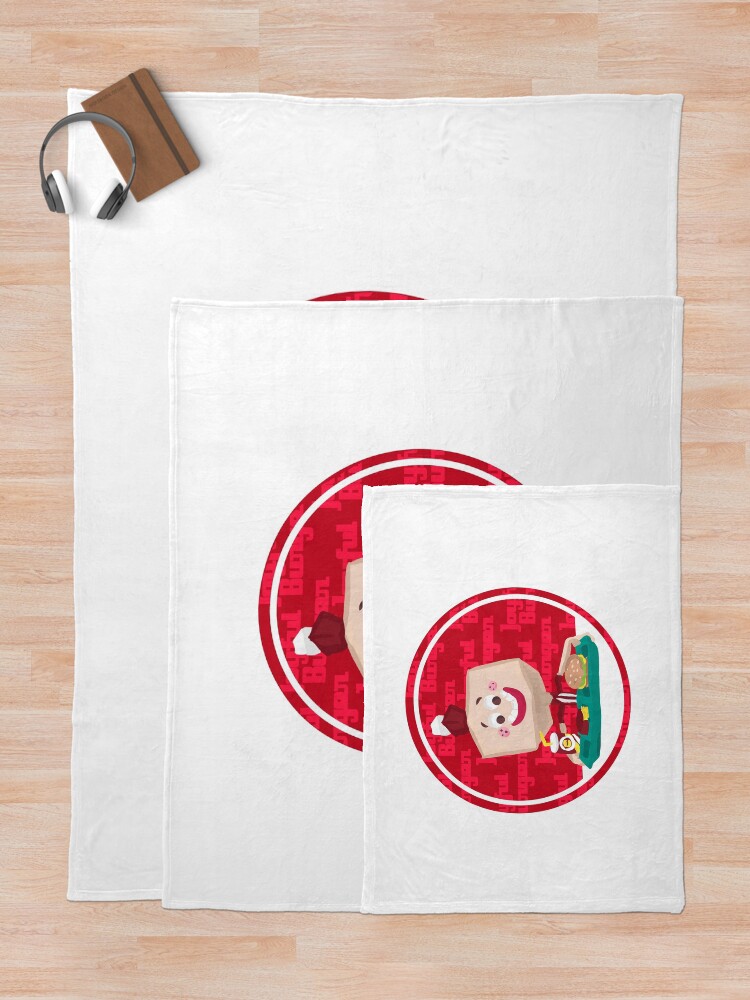 Alternate view of Larry the Joyful Burger Worker - The Amazing World of Gumball Throw Blanket