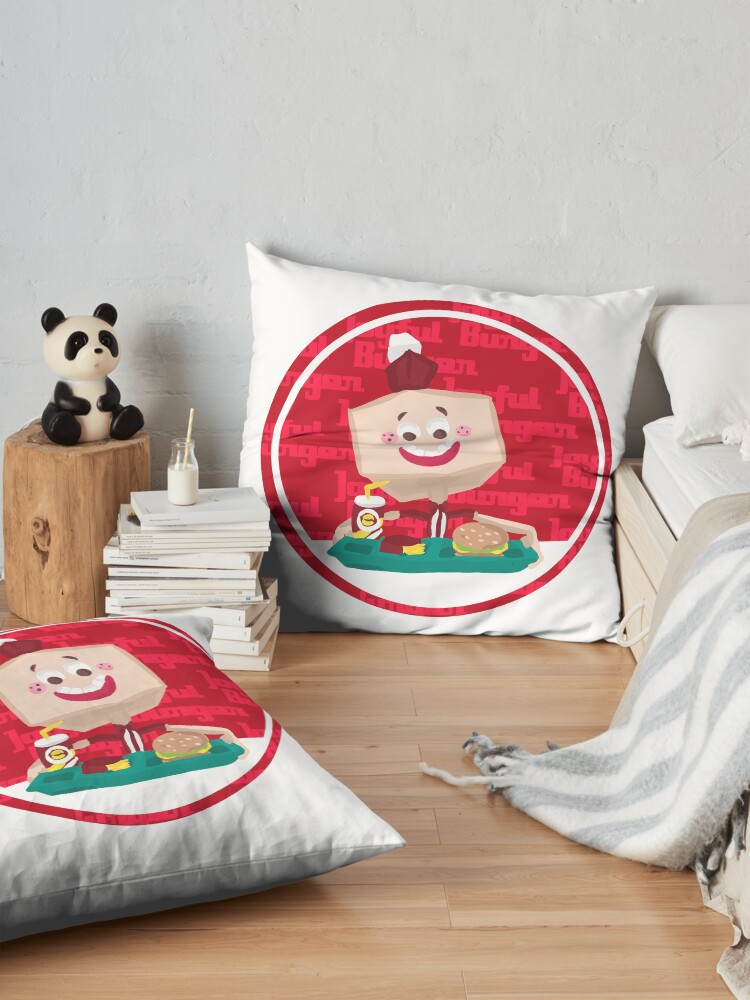 Alternate view of Larry the Joyful Burger Worker - The Amazing World of Gumball Floor Pillow