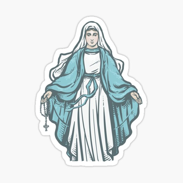 Our Lady of the Rosary Sticker