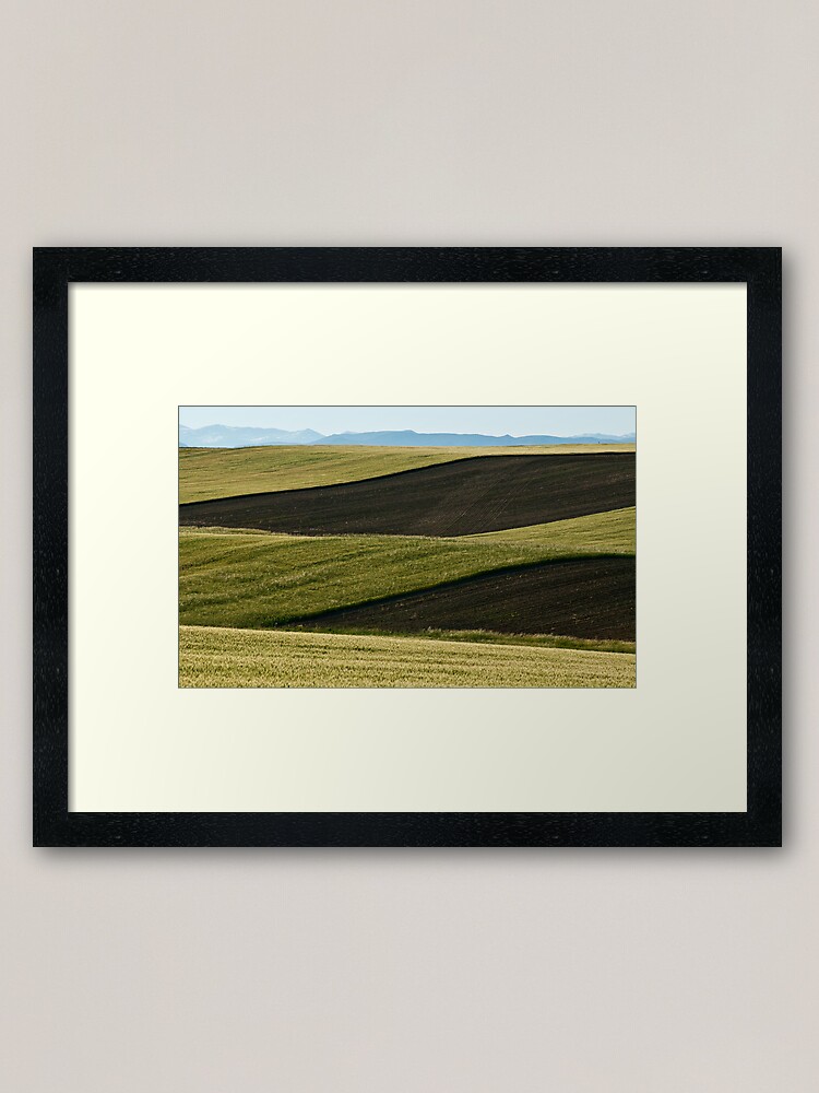 Alternate view of Fileds Of Grain Framed Art Print