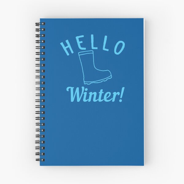 Item preview, HELLO winter! with cute gumboot designed and sold by jazzydevil.