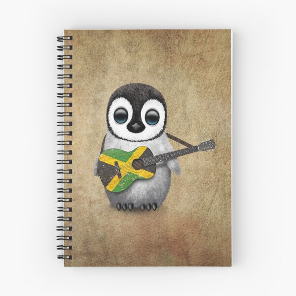 Item preview, Baby Penguin Playing Jamaican Flag Guitar designed and sold by JeffBartels.