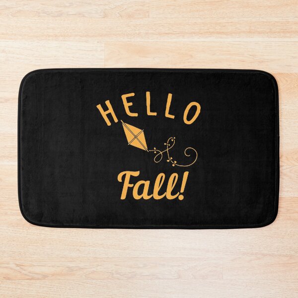 Item preview, HELLO FALL! with pretty kite designed and sold by jazzydevil.