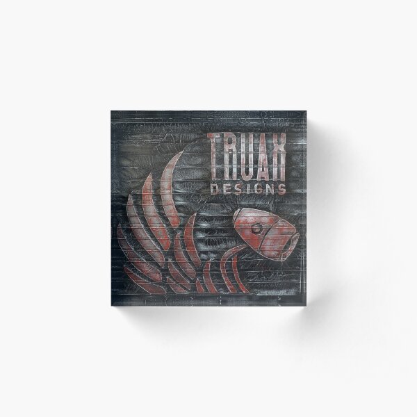 Truax Designs Karbon Kast Logo Acrylic Block