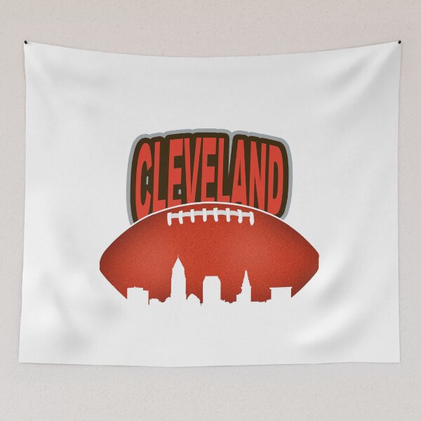 Item preview, Cleveland Football Skyline designed and sold by ChestnutAlley.
