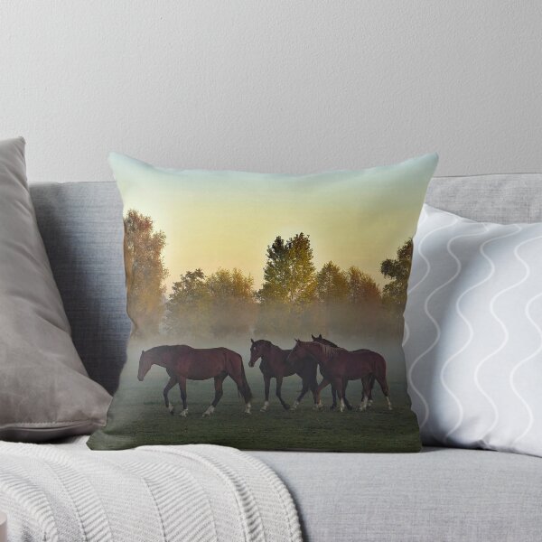 Item preview, Horses in the Morning Mist designed and sold by Strawflower Oasis.