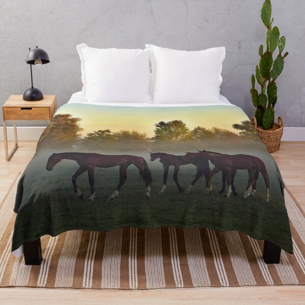 Item preview, Horses in the Morning Mist designed and sold by Strawflower Oasis.