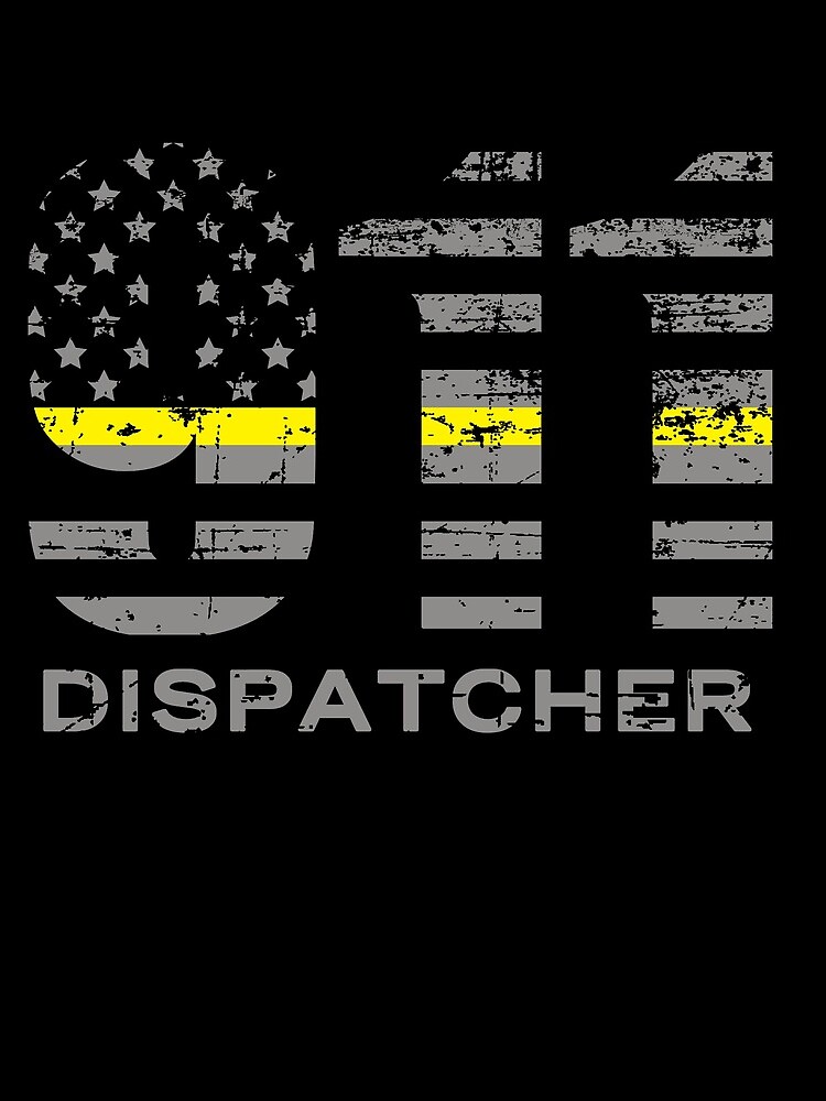 "Thin Gold Line 911 Dispatcher Flag" Drawstring Bag For Sale By ...