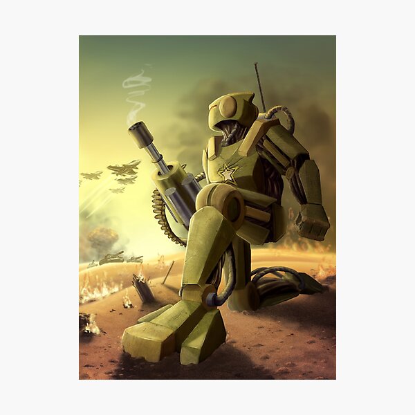 Robot's Dawn Photographic Print