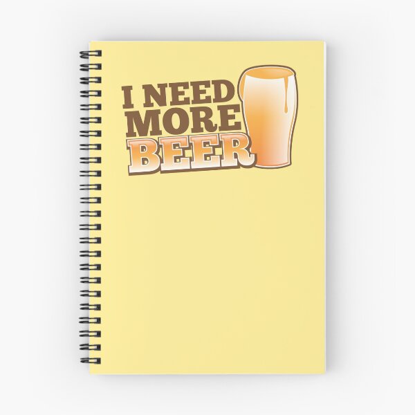 Item preview, I NEED MORE BEER! with a pint glass drinking designed and sold by jazzydevil.