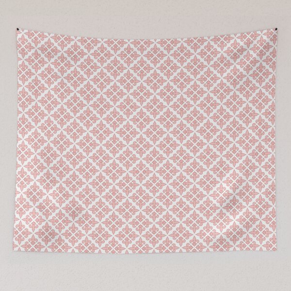 Item preview, Powder Room Pink Fleur de Lis designed and sold by Candice Davis.