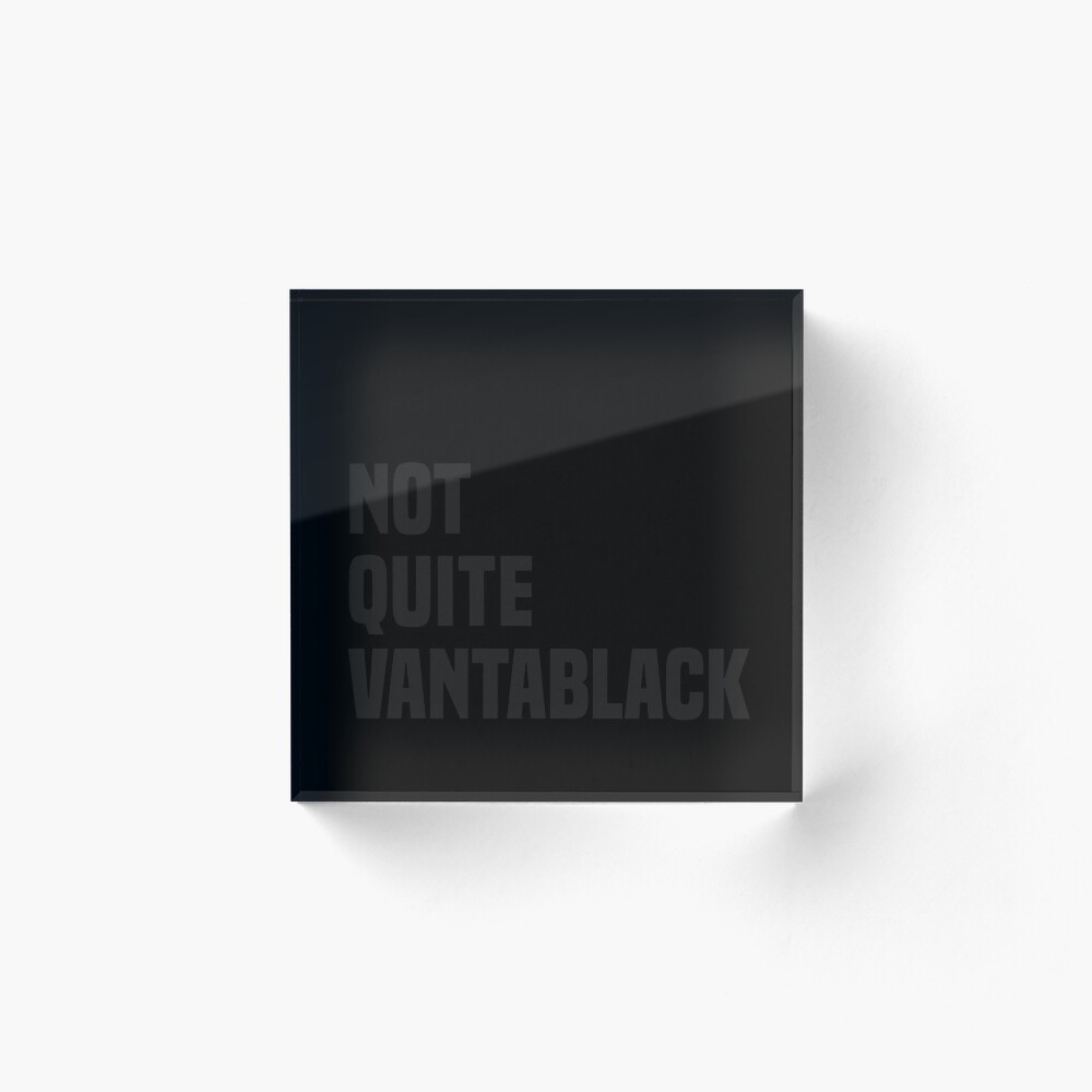 Not Quite Vantablack (Black Background) Poster for Sale by FunCommittee |  Redbubble