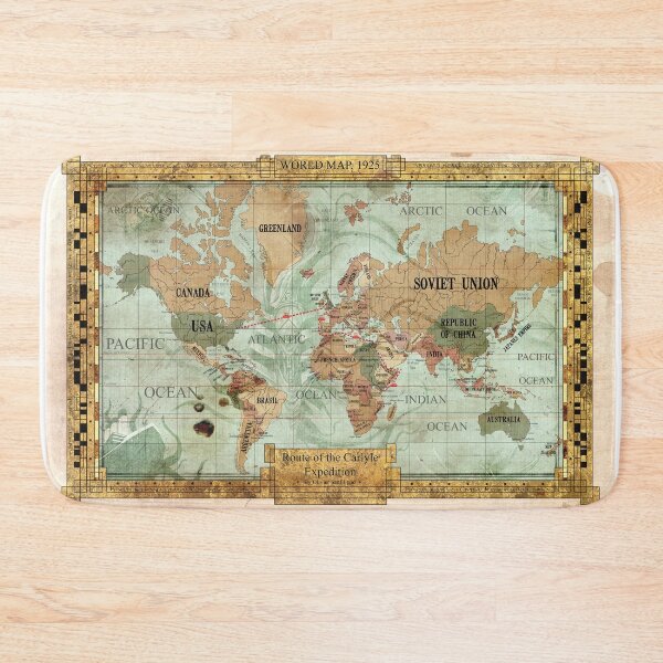 Item preview, Map of the Carlyle Expedition by Olivier Sanfilippo designed and sold by Chaosium.