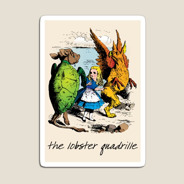 Alice in Wonderland - Lobster Quadrille Magnet