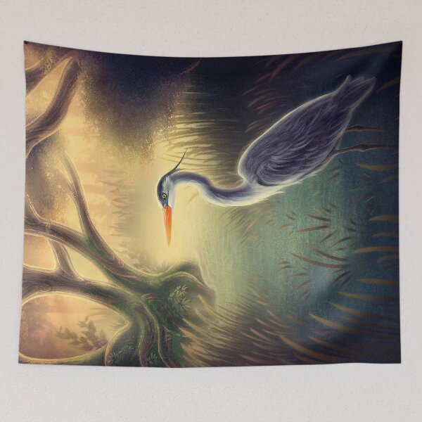 Item preview, Great Blue Heron designed and sold by doomed-dreamer.