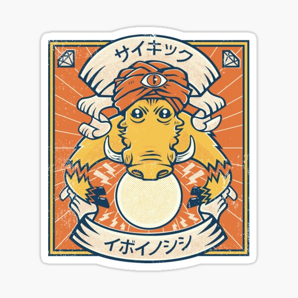 Psychic Warthog Sticker