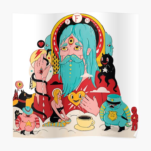 Father John Misty Fear Fun Album Art Poster